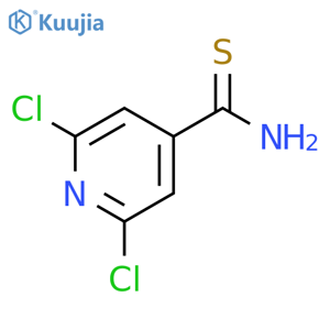 2,6-dichloropyridine-4-carbothioamide structure