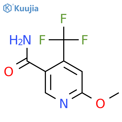 6-Methoxy-4-(trifluoromethyl)nicotinamide structure