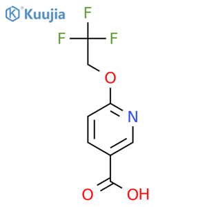 6-(2,2,2-Trifluoroethoxy)nicotinic acid structure