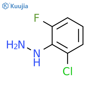 (2-Chloro-6-fluorophenyl)hydrazine structure