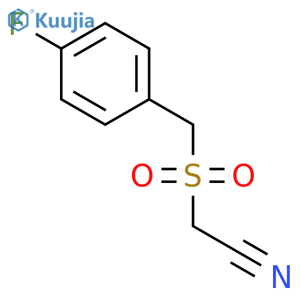 2-((4-Fluorobenzyl)sulfonyl)acetonitrile structure