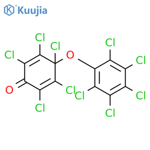 2,5-Cyclohexadien-1-one, 2,3,4,5,6-pentachloro-4-(2,3,4,5,6-pentachlorophenoxy)- structure