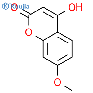 4-Hydroxy-7-methoxycoumarin structure