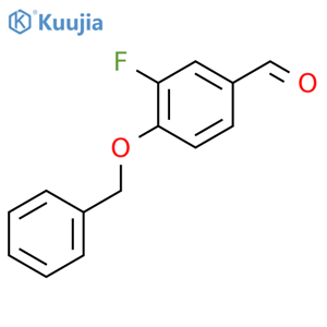 4-(Benzyloxy)-3-fluorobenzaldehyde structure