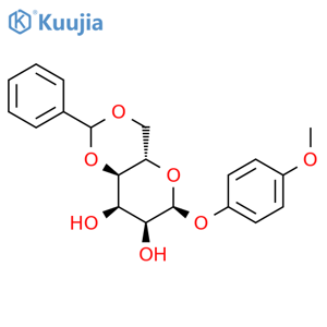 b-D-Galactopyranoside,4-methoxyphenyl 4,6-O-[(S)-phenylmethylene]- structure