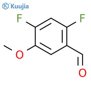 2,4-Difluoro-5-methoxybenzaldehyde structure