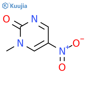 1-methyl-5-nitro-1,2-dihydropyrimidin-2-one structure