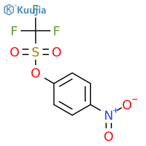 4-Nitrophenyl trifluoromethanesulfonate structure