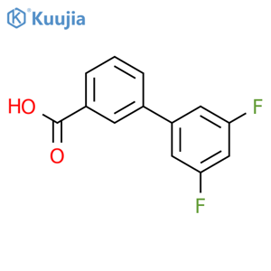 3-(3,5-Difluorophenyl)benzoic Acid structure