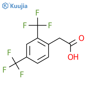 2,4-Bis(trifluoromethyl)phenylacetic acid structure