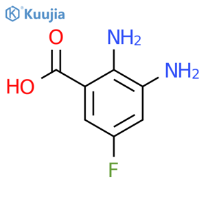 2,3-Diamino-5-fluoro-benzoic acid structure