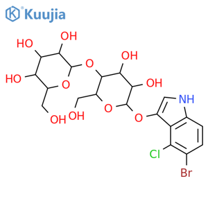 5-Bromo-4-chloro-3-indolyl beta-D-cellobioside structure