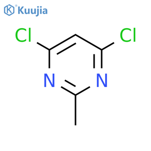 4,6-Dichloro-2-methylpyrimidine structure
