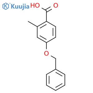 4-(Benzyloxy)-2-methylbenzoic acid structure