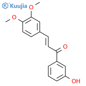 2-Propen-1-one,3-(3,4-dimethoxyphenyl)-1-(3-hydroxyphenyl)-, (2E)- structure