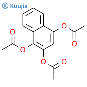 1,2,4-Naphthalenetriol,1,2,4-triacetate structure