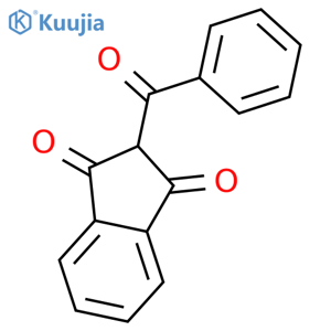 2-Benzoyl-1,3-indandione structure