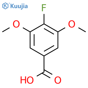 4-Fluoro-3,5-dimethoxybenzoic Acid structure