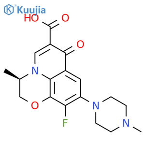 9-Piperazino Levofloxacin Impurity structure