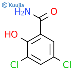 Benzamide,3,5-dichloro-2-hydroxy- structure