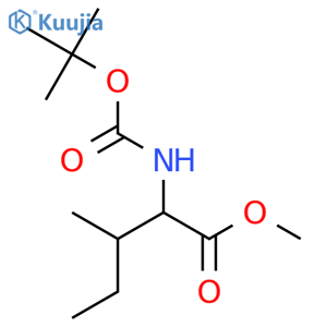 Boc-L-isoleucine Methyl Ester structure