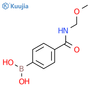 4-(N,O-Dimethylhydroxylaminocarbonyl)phenylboronic acid structure