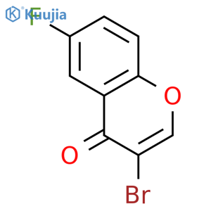 3-Bromo-6-fluorochromone structure