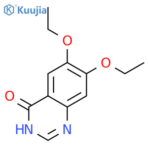 6,7-Diethoxy-4(1H)-quinazolinone, structure