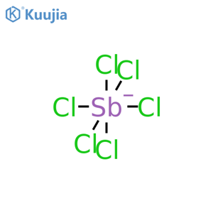 hexachloroantimonate(1-) structure