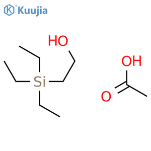 Ethanol, 2-(triethylsilyl)-, acetate structure