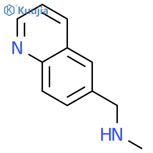 N-Methyl-N-(quinolin-6-ylmethyl)amine structure