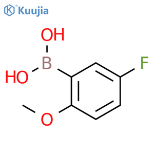 5-Fluoro-2-methoxyphenylboronic acid structure