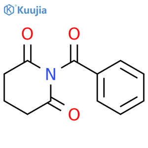 2,6-Piperidinedione, 1-benzoyl- structure