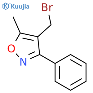 4-(Bromomethyl)-5-methyl-3-phenylisoxazole structure