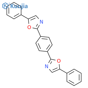 1,4-Bis(5-phenyl-2-oxazolyl)benzene structure