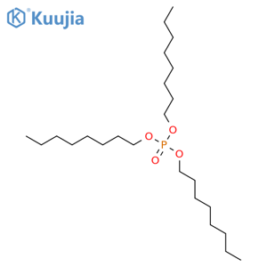 Phosphoric acid,trioctyl ester structure