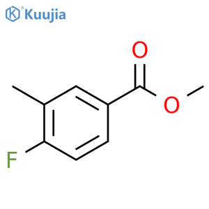 Methyl 4-fluoro-3-methylbenzoate structure