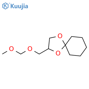 1,4-Dioxaspiro[4.5]decane, 2-[(methoxymethoxy)methyl]- structure