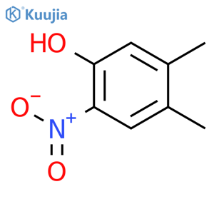 4,5-Dimethyl-2-nitrophenol structure