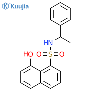 8-Hydroxy-N-(1-phenylethyl)-1-naphthalenesulfonamide structure