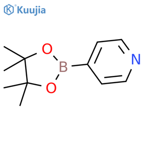 4-(tetramethyl-1,3,2-dioxaborolan-2-yl)pyridine structure