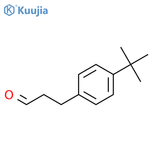 3-(4-tert-butylphenyl)propanal structure