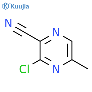 3-Chloro-5-methylpyrazine-2-carbonitrile structure