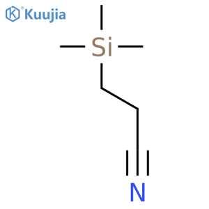 Propanenitrile,3-(trimethylsilyl)- structure