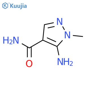 5-Amino-1-methyl-1h-pyrazole-4-carboxamide structure