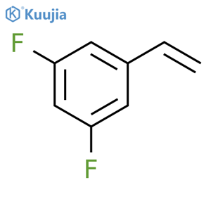 3,5-Difluoro-1-vinylbenzene structure