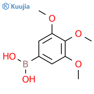 (3,4,5-trimethoxyphenyl)boronic acid structure