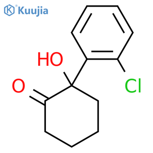 2-Hydroxy-2-(o-chlorophenyl)cyclohexanone structure