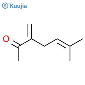 5-Hepten-2-one,6-methyl-3-methylene- structure