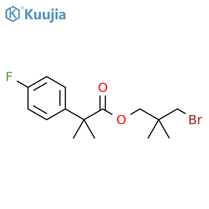 3-Bromo-2,2-dimethylpropyl 4-fluoro-α,α-dimethylbenzeneacetate structure